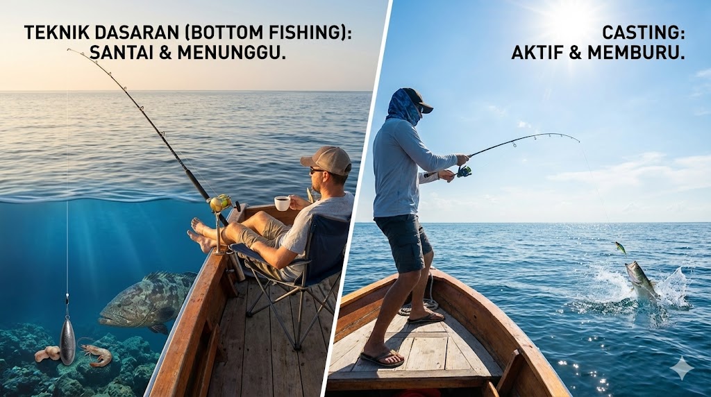 tips mancing casting